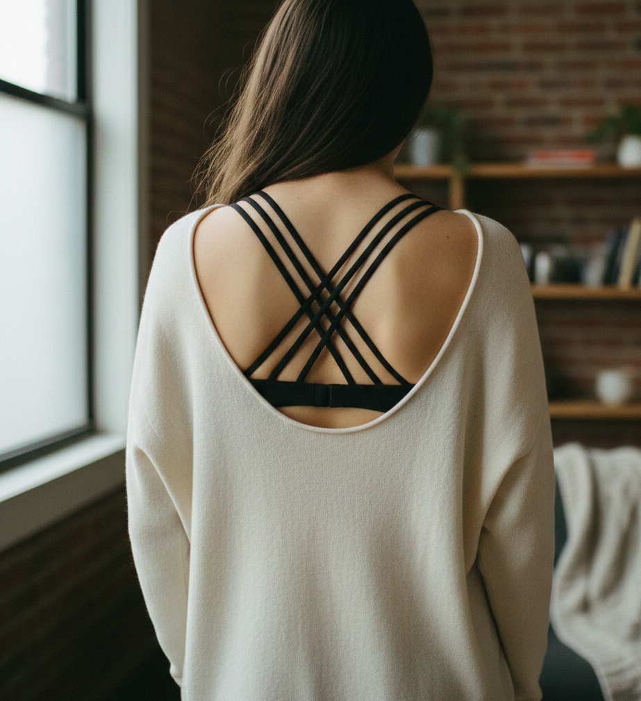 Scoop Back Jumper: The Surprise Element