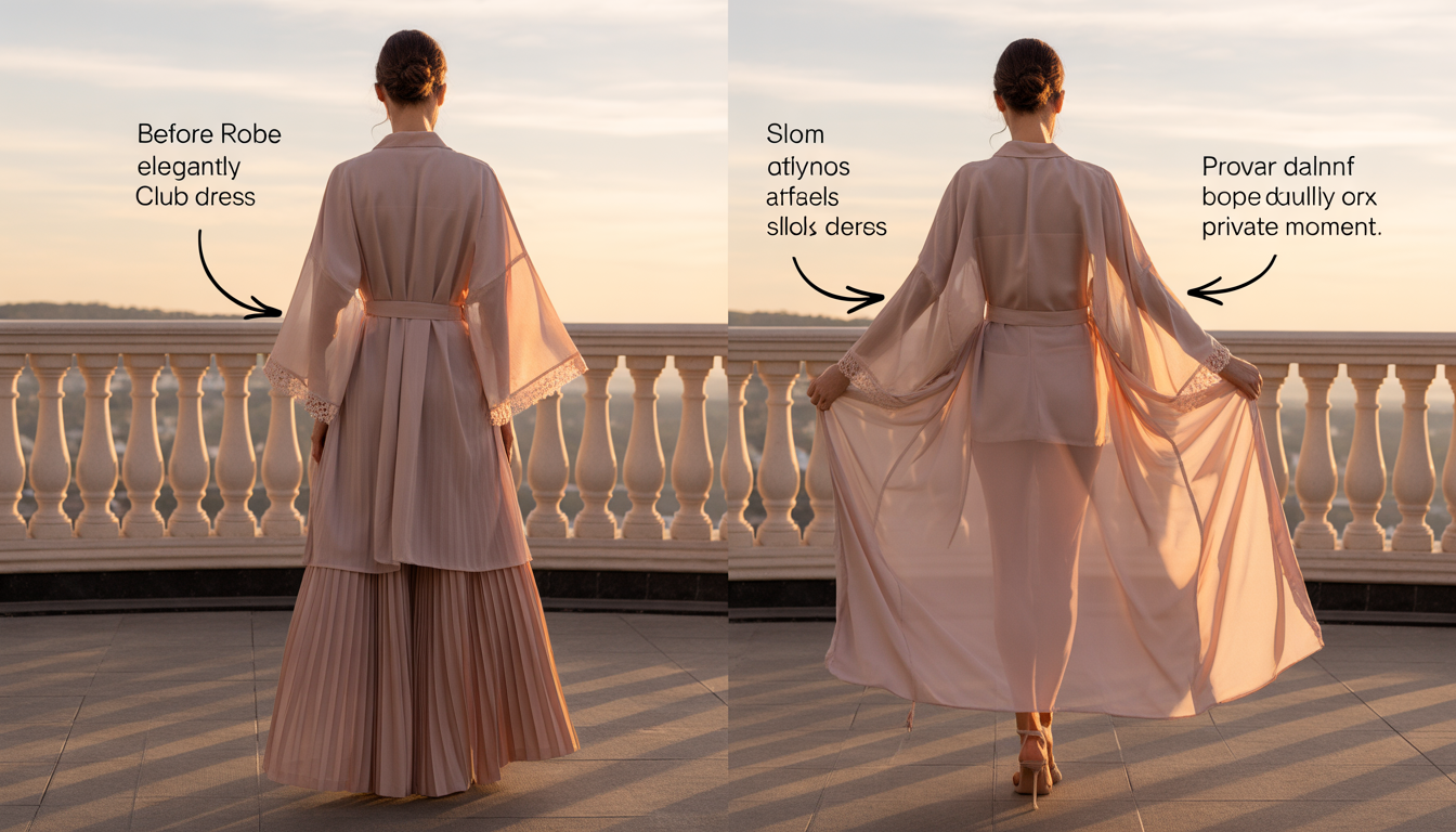 How detachable honeymoon dresses work: before, during, and after sexy reveal transformation