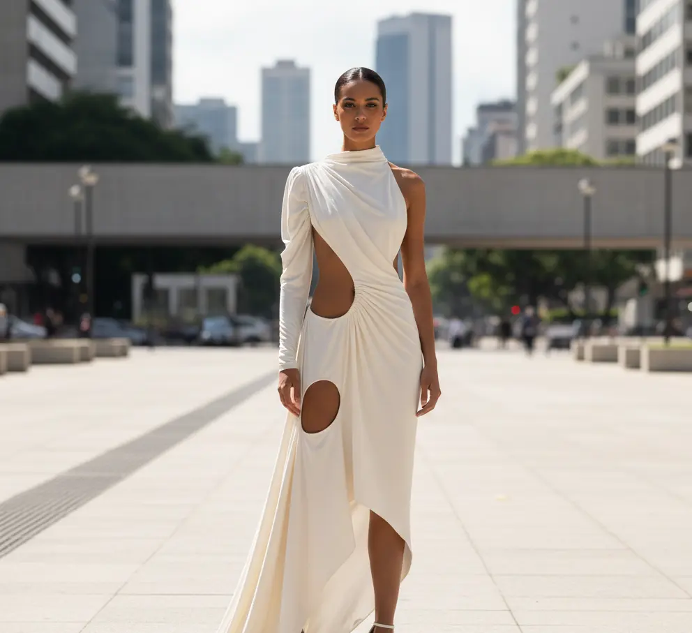 brazilian modernist dress