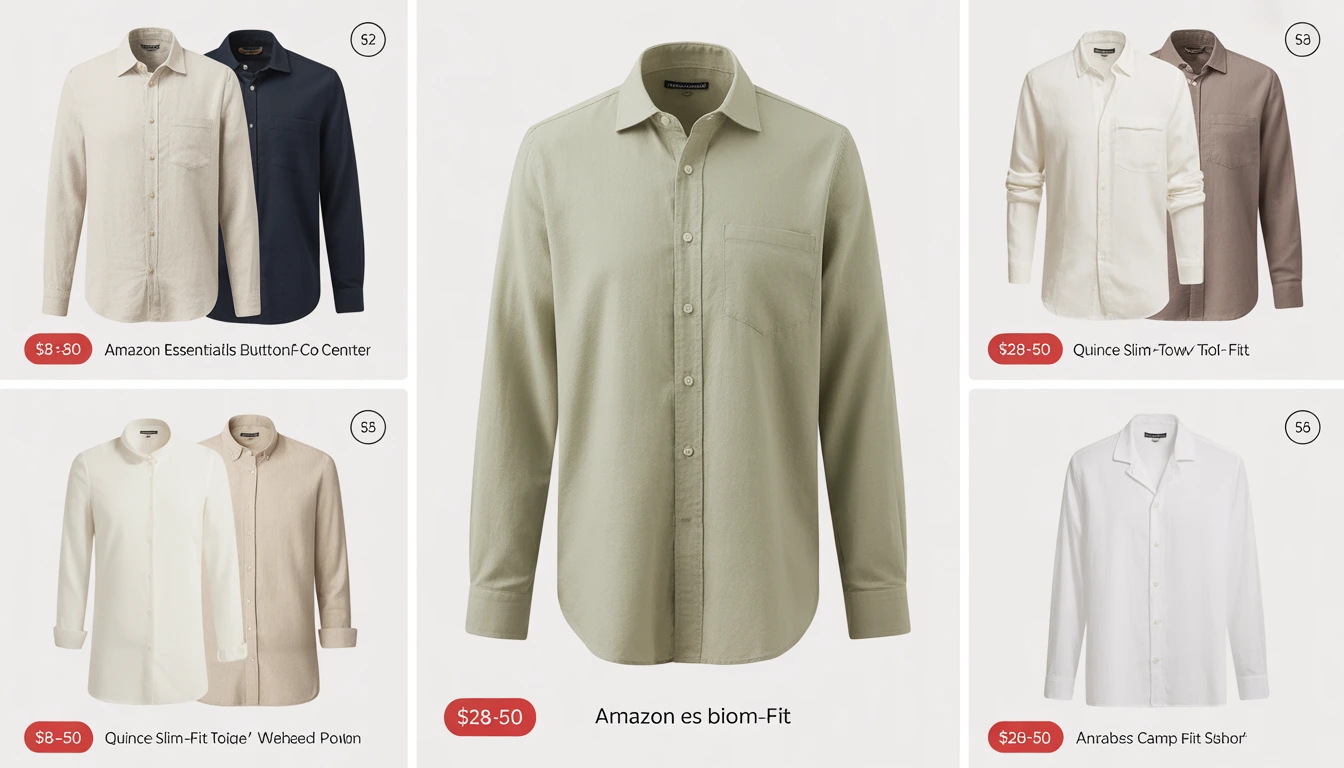 10 best quiet luxury unisex linen shirts under $50 Amazon Quince picks