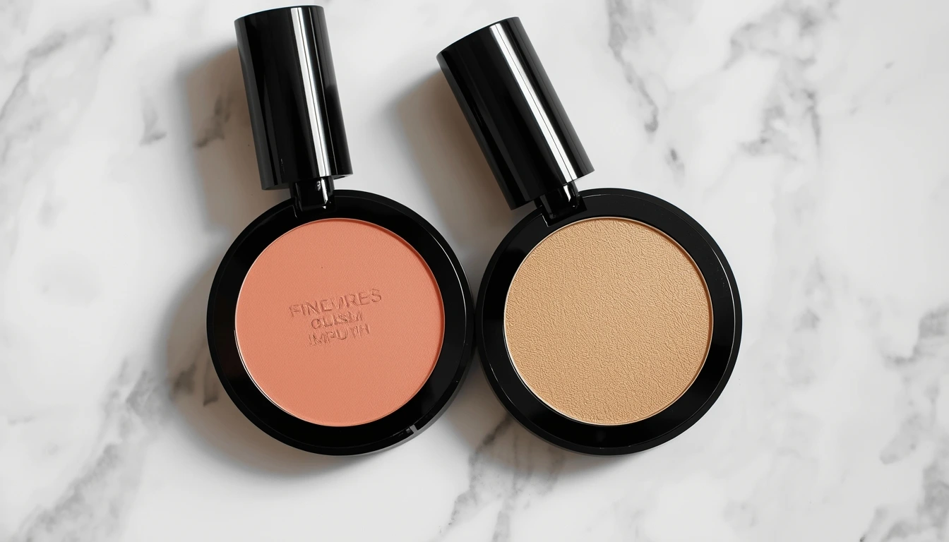 Blush and bronzer products