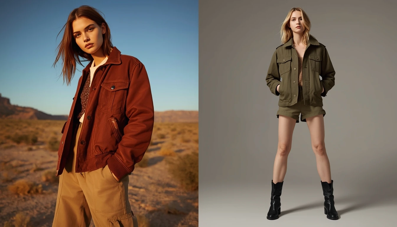 Desert-core vs safari chic fashion trend comparison summer 2026