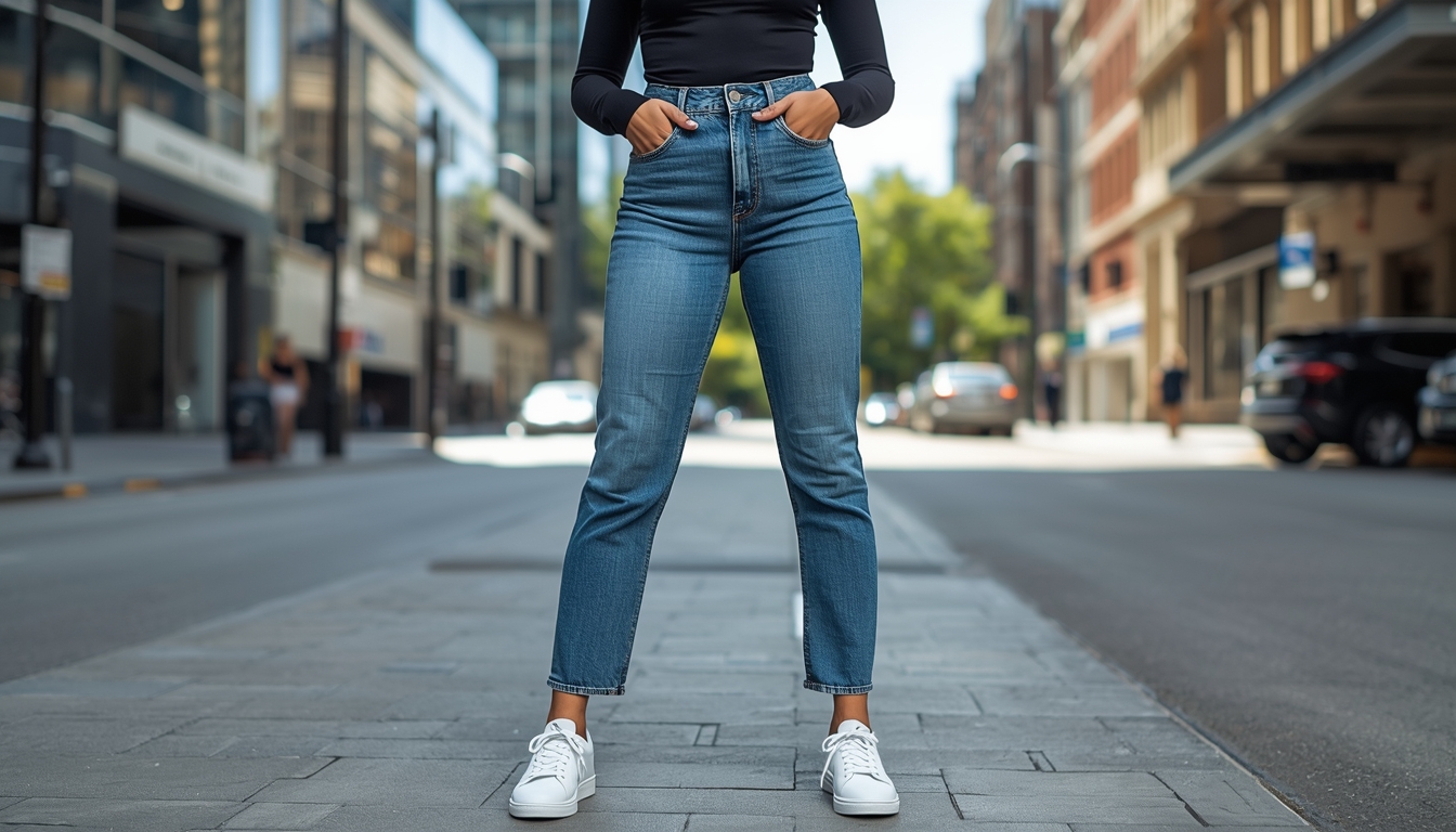 Curvy fit jeans hourglass shape aus 2026  Good American beach styling