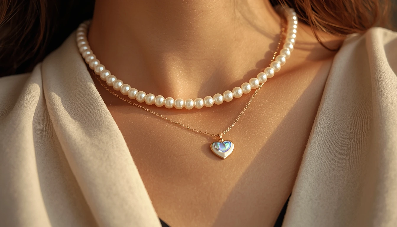 Pearl Necklace Guide: Styles, Care, Mood Colors & Gold Hearts
