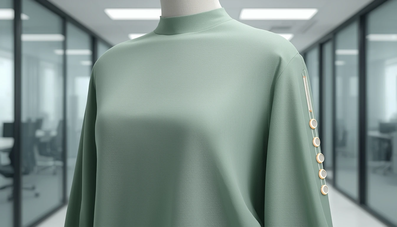 AI virtual fabric simulation rendering realistic drape on ladylike blouse prototype