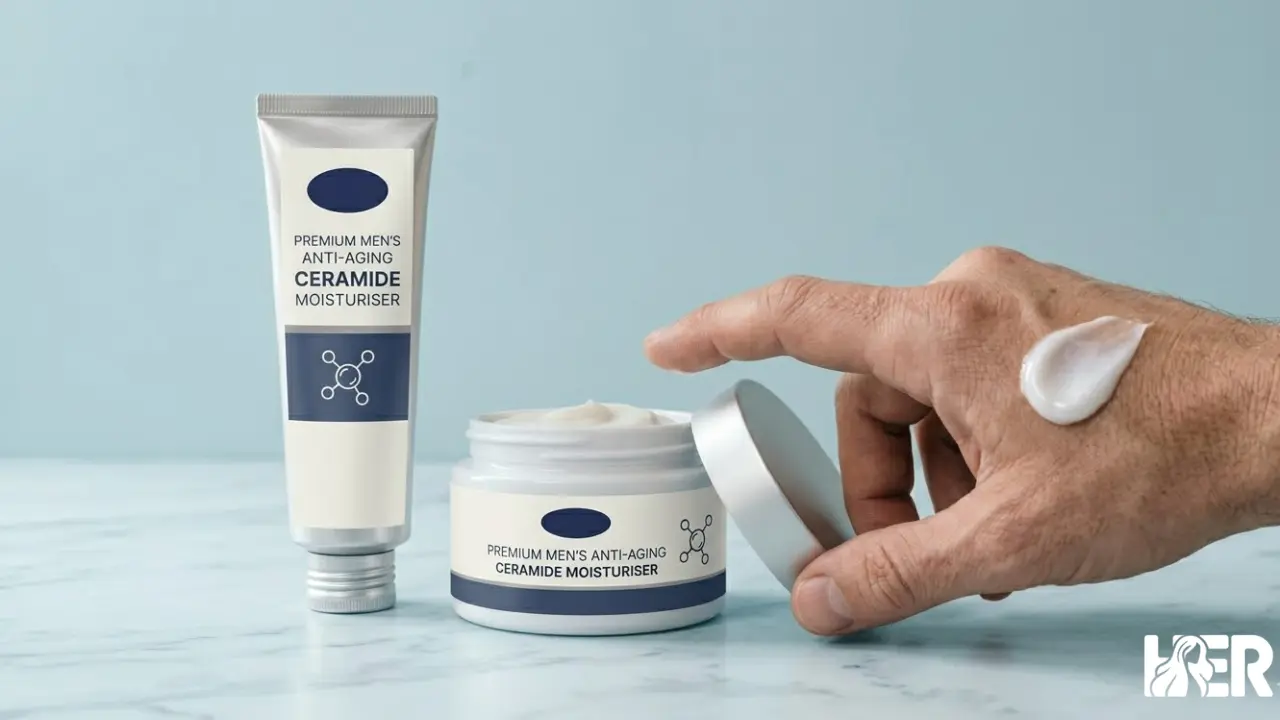 Ceramide antiaging cream in the UK, like a Boots or pharmacystyle moisturiser with ceramides and hyaluronic acid