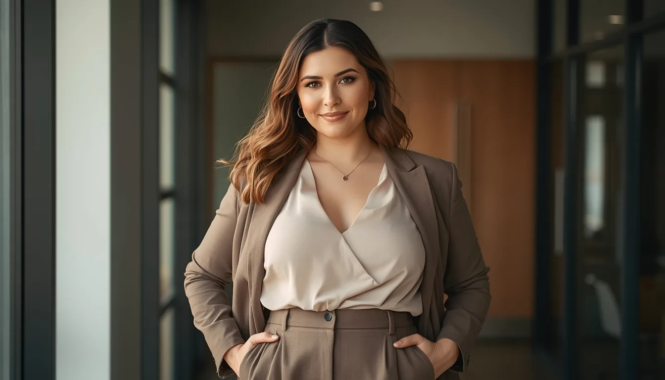 V-Neck Office Tops for Big Bust: What Really Works (No